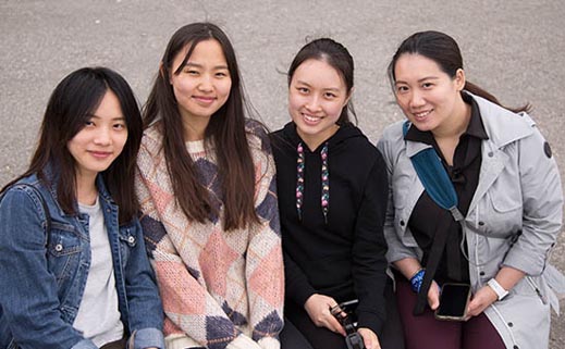 Alexander Academy Staff with Students