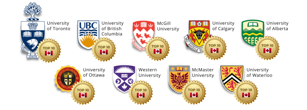 Top universities in Canada  